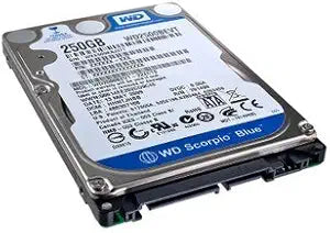 Western Digital WD2500BEVT - 2.5" 250GB SATA Hard Drive