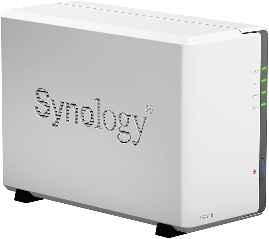 Synology DS220j 8TB NAS Server with HDD
