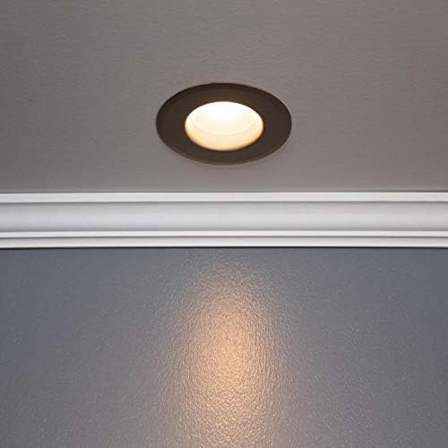 GE 47831 Bronze Baffle 6-Inch Recessed Light Trim
