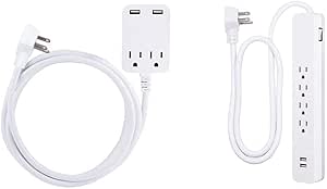 GE Pro Surge Protector 2 Outlet + 2 USB Charger — main product image