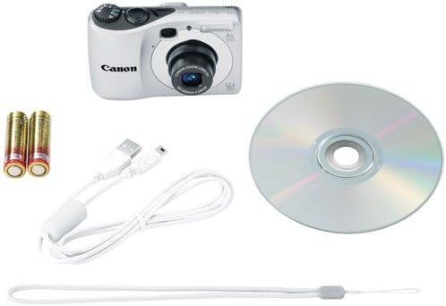 Canon 5031B001 Powershot A1200 12.1 MP Digital Camera Silver