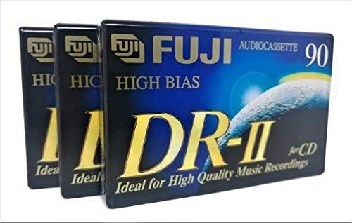 Fujifilm 8541706215 DR-II 90 Audio Cassette 3-Pack