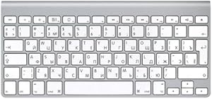 Apple MC184RS/B Wireless Bluetooth Keyboard Russian