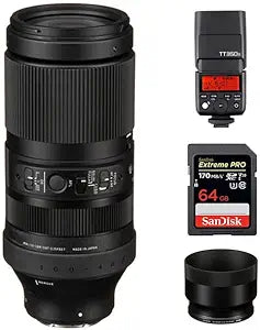 Sigma 100-400mm DG DN OS Lens Sony E-Mount Bundle
