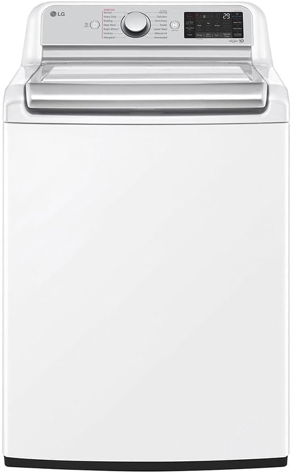 LG Mega Capacity Top Load Smart Washer — main product image