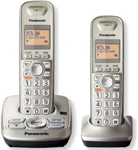 Panasonic KX-TG4222N DECT 6.0 2-Handset Cordless Phone — main product image