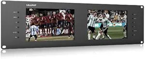 Lilliput RM-7028S Dual 7" 3RU Rackmount Monitors