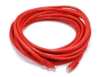 Monoprice 102318 Cat6 25ft Red Ethernet Cable — main product image
