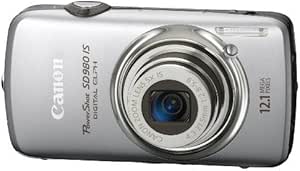 Canon SD980IS PowerShot 12.1MP Digital Camera - Silver