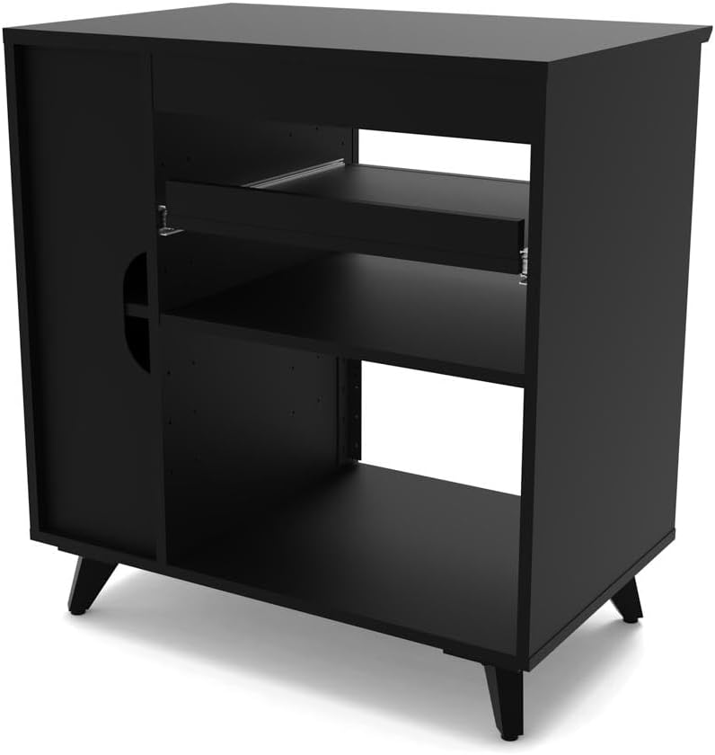 Glorious 246884 Modular Side Rack Black Studio Furniture