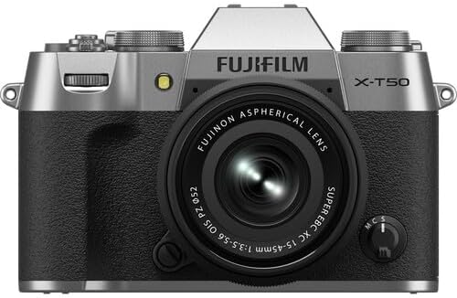 Fujifilm X-T50 15-45mm Mirrorless Camera Bundle