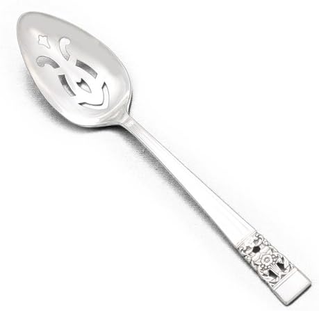Community Coronation Silverplate Tablespoon Pierced Serving Spoon — main product image