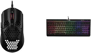 HyperX Pulsefire Haste Gaming Mouse Alloy Core RGB Keyboard