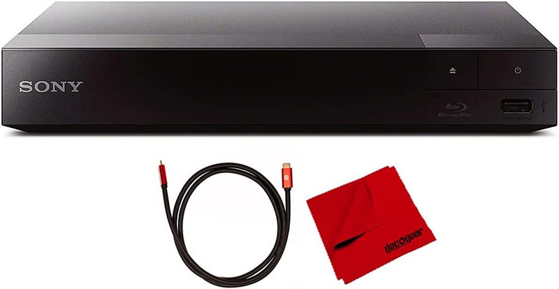 Sony E1SNBDPBX370 Blu-Ray Player WiFi + HDMI Cable Bundle — main product image