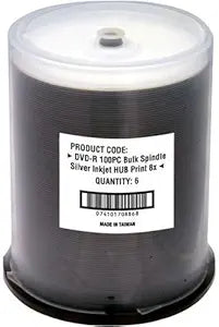 Fujifilm 15654636 DVD-R 4.7GB 16x White Inkjet Printable (Discontinued) — main product image
