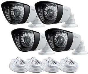 Samsung Sdc 7340bcd Bullet Camera 4-Pack 90ft Cable