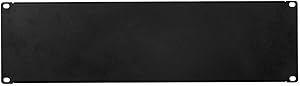 Monoprice 107263 3U Rack Mount Blank Panel