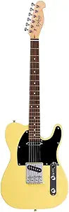 Monoprice 610261 Indio Series 6-String Electric Guitar - Blonde