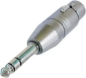 Neutrik NA3FP XLR Female to 1/4in TRS Adapter — main product image