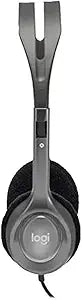 Logitech 981-000271 Stereo Headset H110 Black/Silver — main product image