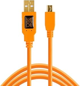 Tether Tools CU5407 TetherPro 6' USB 2.0 A to Mini-B Cable
