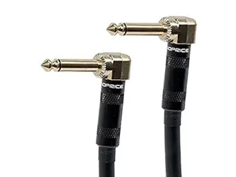 Monoprice 109447 1/4" TS Right Angle Audio Cable 3ft
