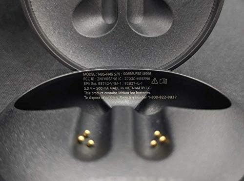 LG HBS-FN6 TONE Free Wireless Bluetooth Earbuds UVnano