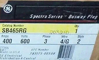 GE SB465RG 400A 600V 3Ph 4W New