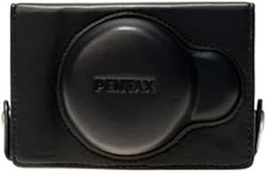 Pentax PEOB159 Q-prêt Leather Camera Case - Black — main product image