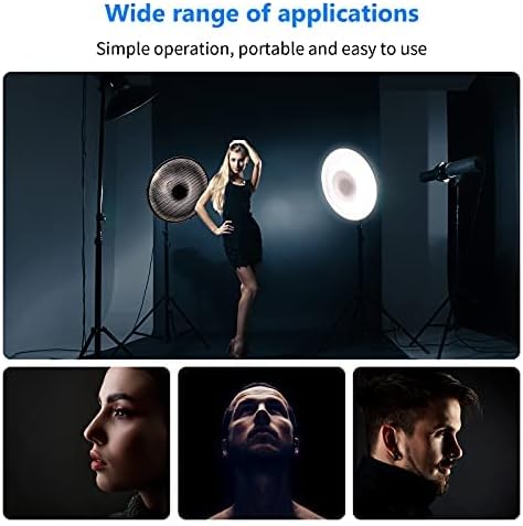 Neewer 10092757 21.6" Beauty Dish Bowens Mount Reflector - Honeycomb Grid & Diffuser