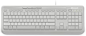 Microsoft ANB-00026 Wired Keyboard 600 - White