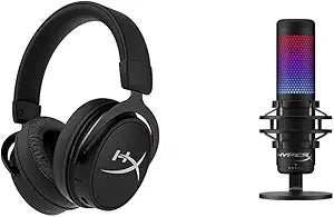 HyperX Cloud Mix + QuadCast S Bundle - Gaming Headset & RGB Microphone