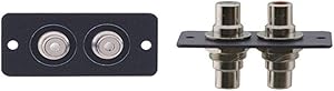 Kramer WRR(G) WU-CA USB-C Single Wall-Plate Insert Black — main product image