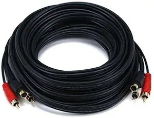 Monoprice 100129 25ft S-Video RCA Audio Cable
