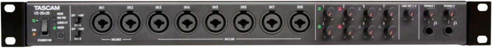 Tascam US-20X20 USB 3.0 Audio MIDI Interface Mixer