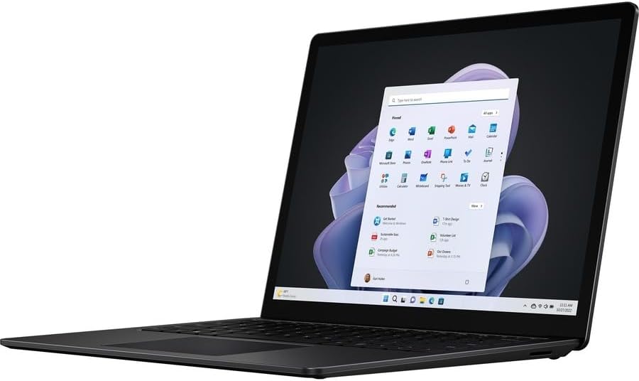 Microsoft R1U-00024 Surface Laptop 5 13.5" Touchscreen i5 512GB Matte Black