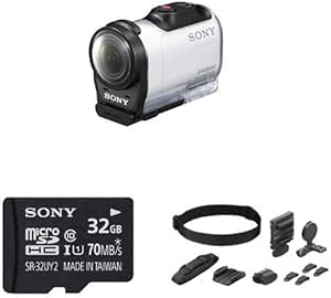 Sony HDRAZ1/W Action Camera Starter Bundle