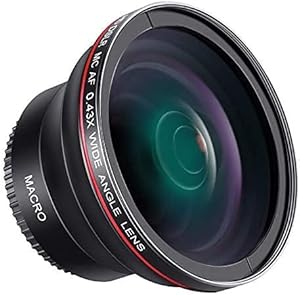 Neewer 58mm 0.43x Wide Angle Lens Macro DSLR Camera — main product image