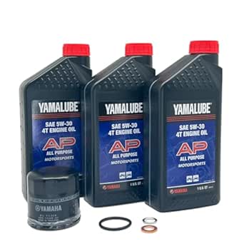 Yamaha LUB-ATVCG-KT-10 ATV Side By Side Cold Weather Oil Change Kit — main product image