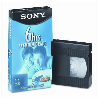 Sony 4T120VR T120 VHS Video Cassette 4-Pack