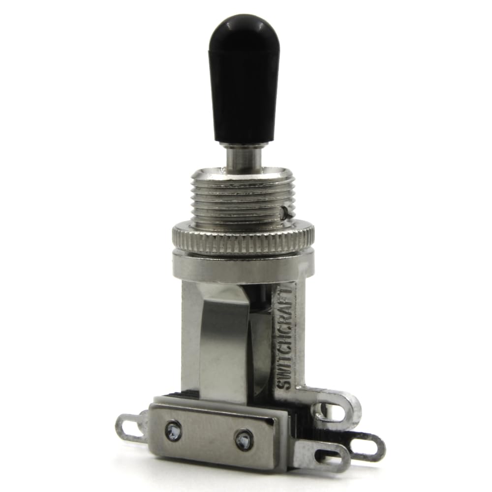 Switchcraft 12120X 3-Way Toggle Switch, Short, Les Paul