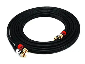 Monoprice Premium Two-Channel RCA Audio Cable 12ft