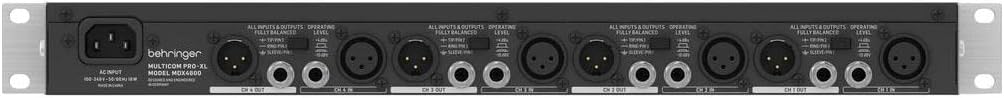 Behringer MDX4600 MULTICOM PRO-XL V2 Compressor/Limiter/Gate