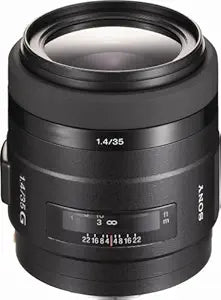 Sony SAL-35F14G 35mm f/1.4 Alpha Lens (Refurbished)