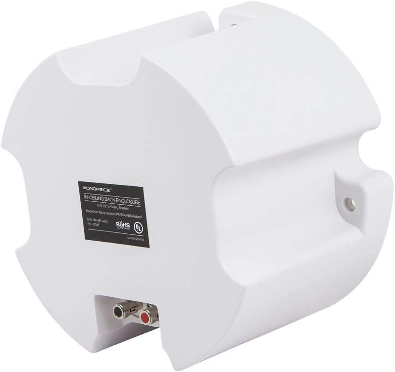 Monoprice 111941 ABS Back Enclosure 6.5" Ceiling Speaker
