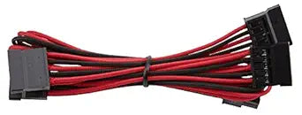 Corsair CP-8920190 Sleeved SATA Cable Red/Black