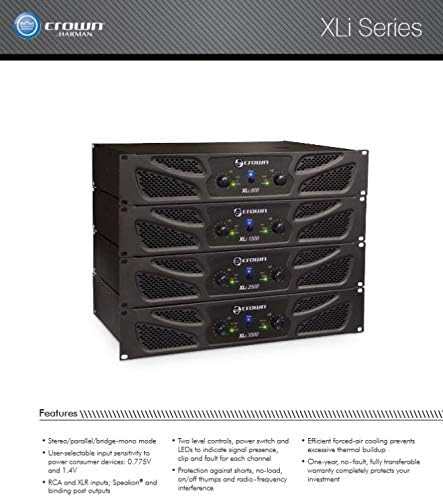 Crown NXLI1500 450W 2-Channel Power Amplifier