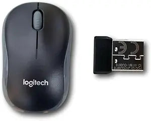 Logitech M185 Wireless Mouse Swift Grey Portable
