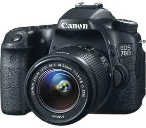 Canon EOS 70D DSLR Camera 18-55mm STM Lens (Refurbished)