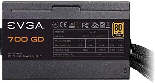 EVGA 100-GD-0700-V1 700W 80+ Gold Power Supply